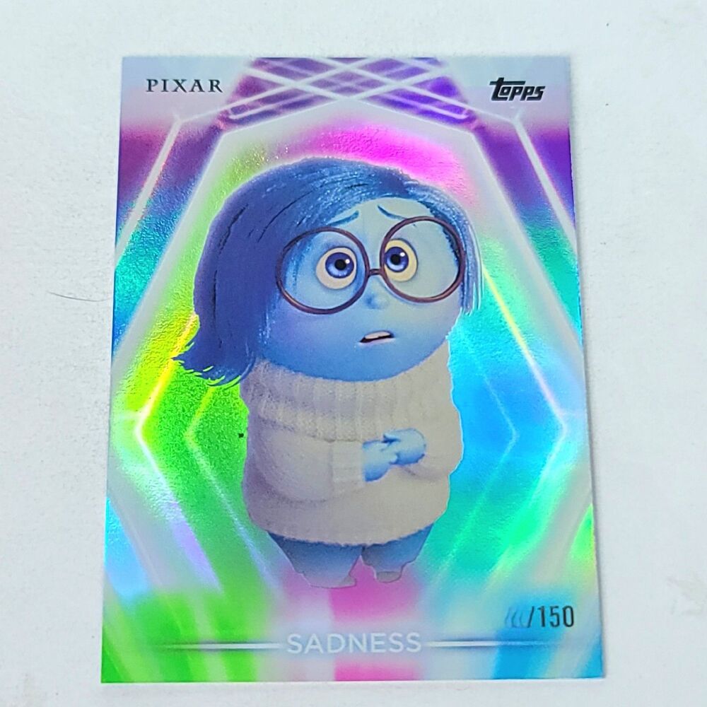 Sadness Topps 2026 Disney Neon Holo Parallel Refractor Limited ???/150